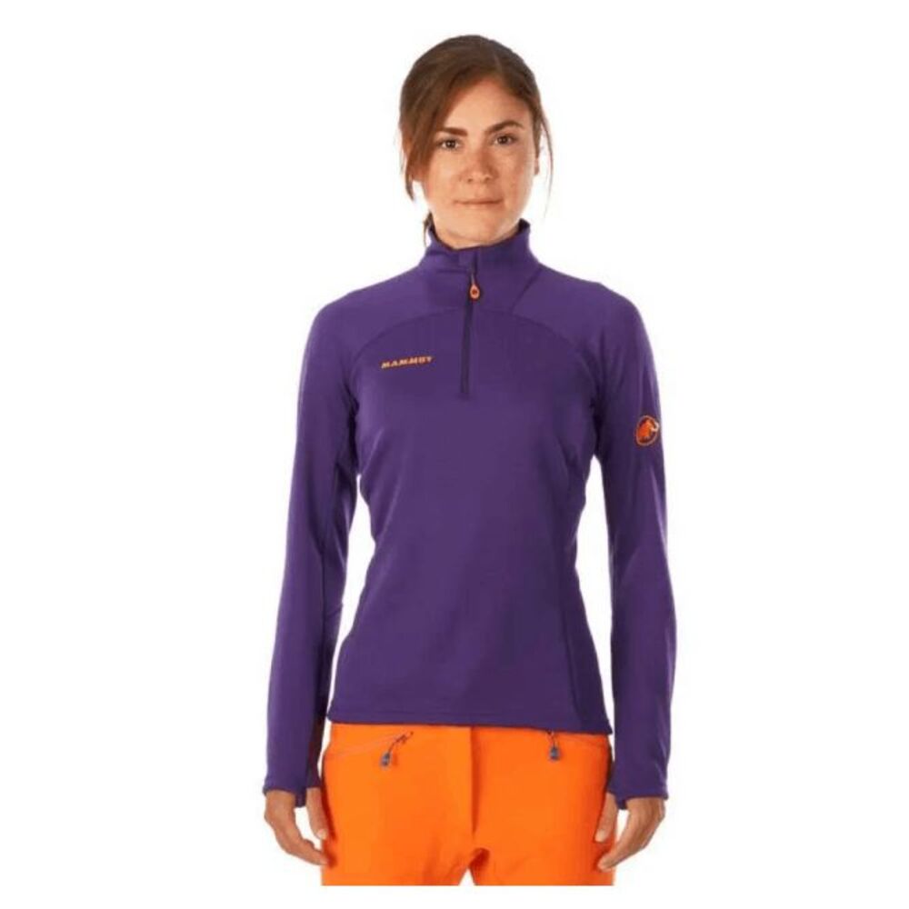 Mammut Moench Advanced ML Half Zip Performance Shirt Eiger Extreme Purple‎ XS